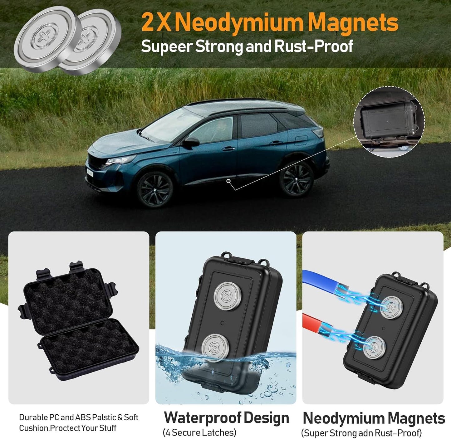 Compact Magnetic Key Holder with Strong Neodymium — view 7
