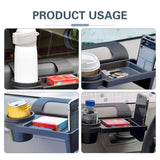 Universal car window organiser with cup holder — view 8