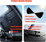Universal foldable windscreen sun shade silver — view 6