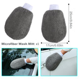 9-piece car cleaning detailing kit grey — view 5