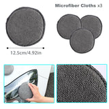 9-piece car cleaning detailing kit grey — view 8