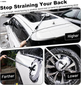 Telescopic Car Cleaning Mop with 4-Section Aluminium — view 4