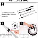 Telescopic Car Cleaning Mop with 4-Section Aluminium — view 9