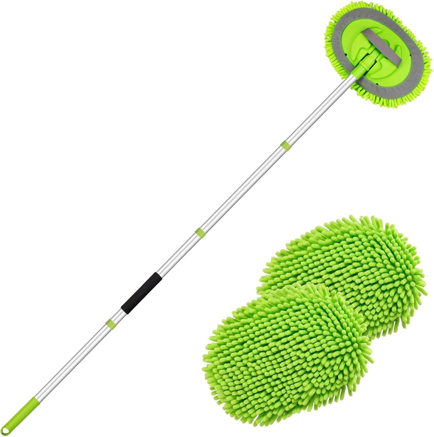 Telescopic Car Cleaning Mop with 4-Section Aluminium — view 11