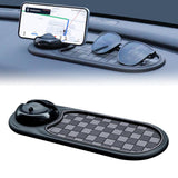 2-in-1 car dashboard phone holder mat — view 2