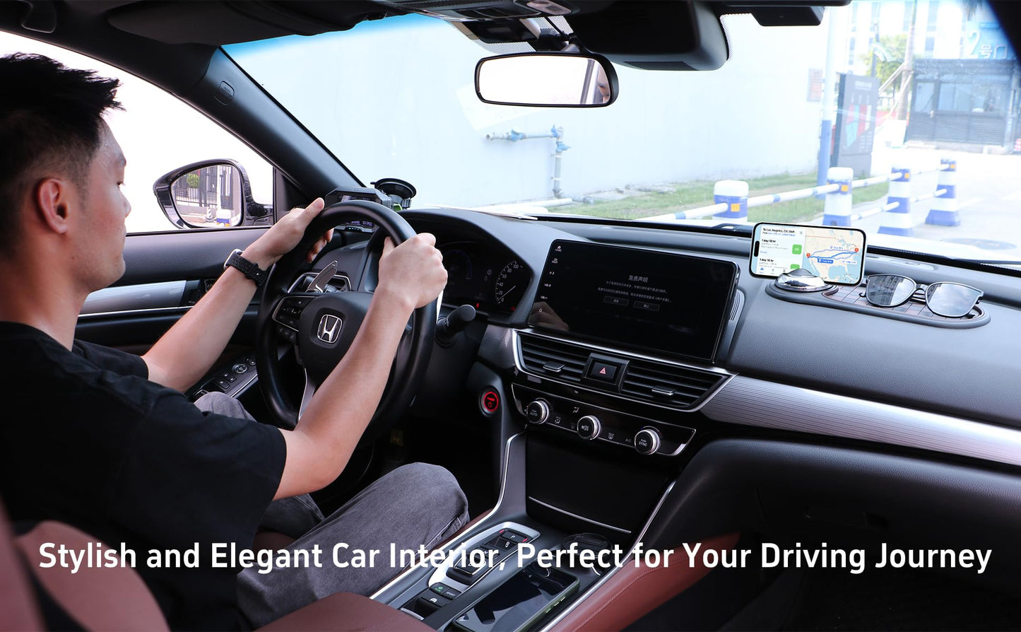 2-in-1 car dashboard phone holder mat — view 8