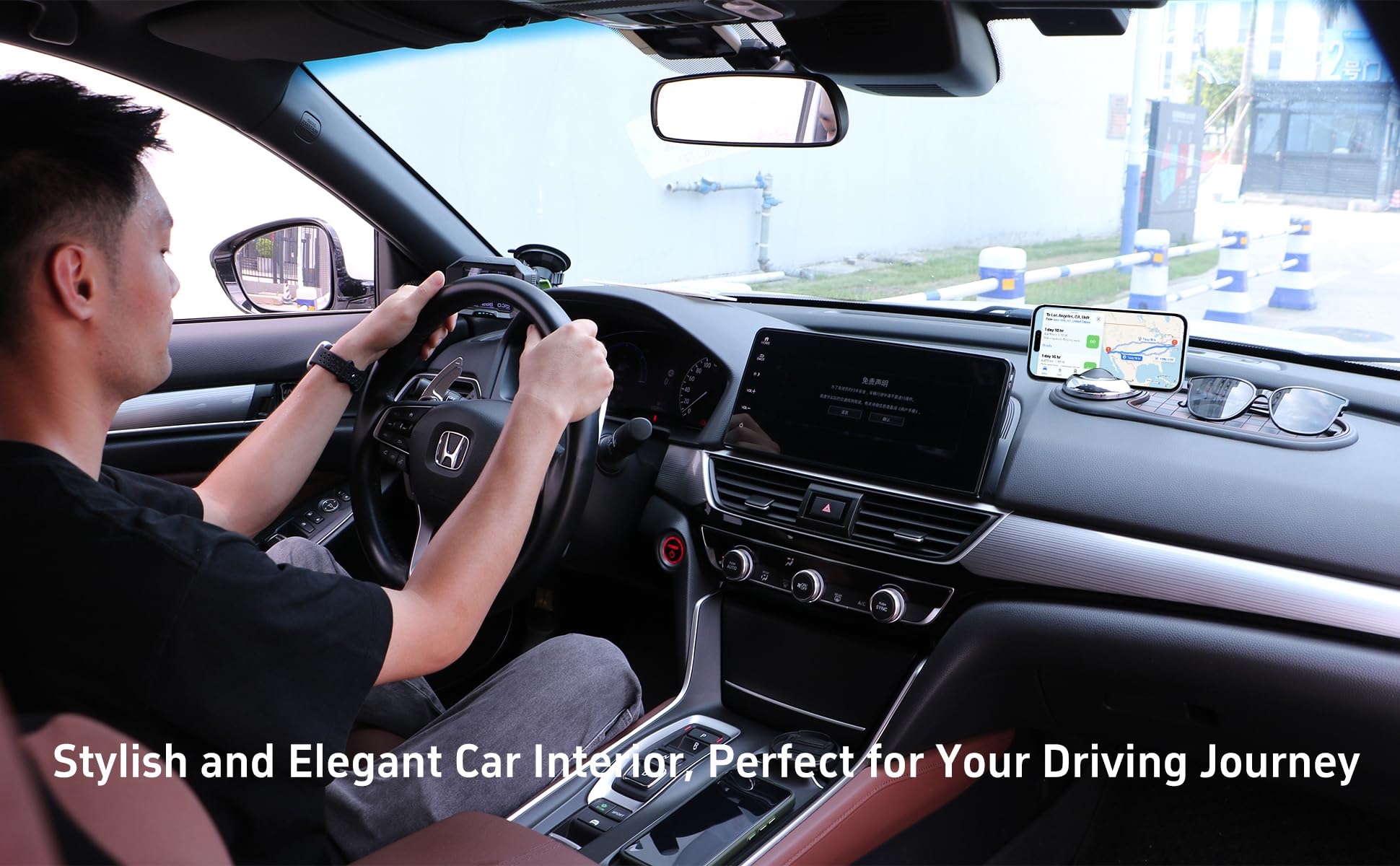 2-in-1 car dashboard phone holder mat — view 8