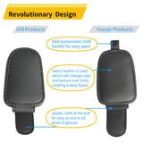 2-pack car visor sunglasses holder — view 3
