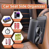 Car seat side-mount storage organiser black — view 7