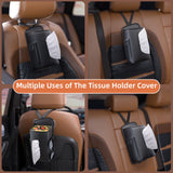 Car seat side-mount storage organiser black — view 9