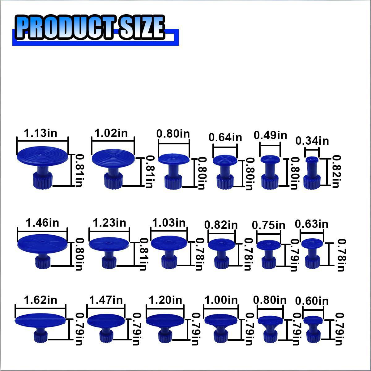 19 piece paintless car dent repair kit — view 4
