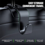4-pack car headrest hooks — view 6
