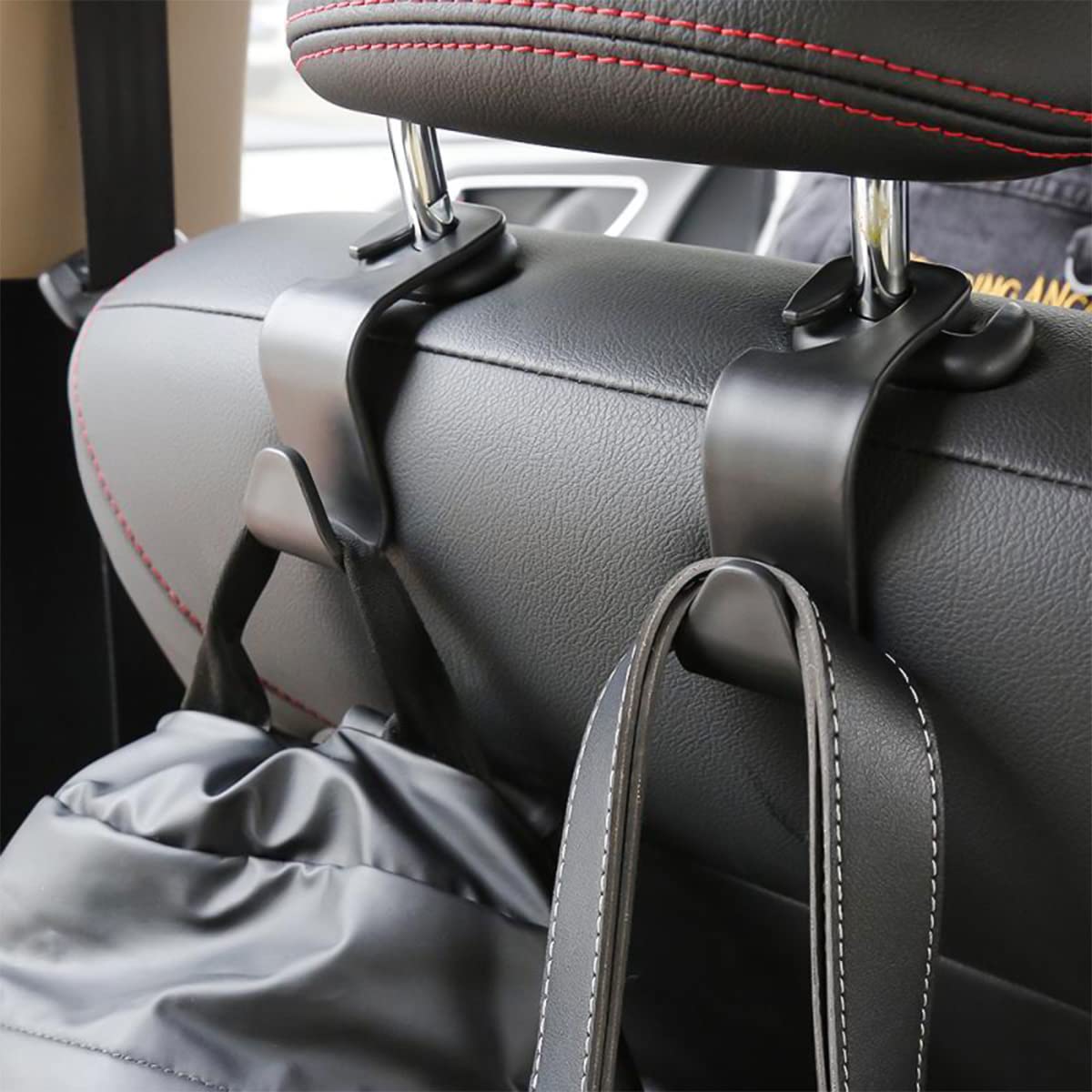 4-pack car headrest hooks — view 8