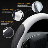 Premium Nappa-Style Steering Wheel Cover for Tesla — view 6