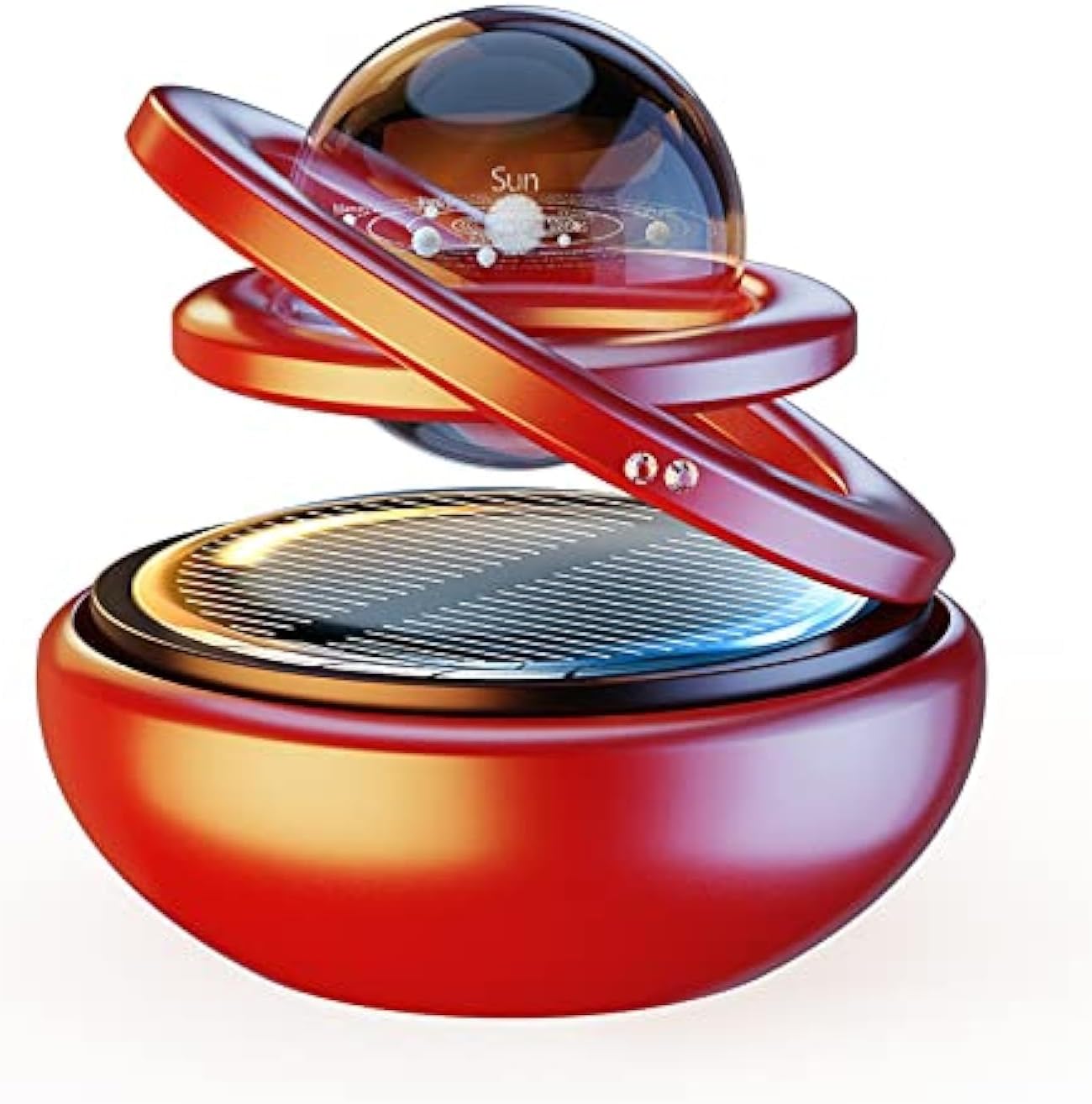 Solar-Powered Rotating Car Air Freshener — view 3