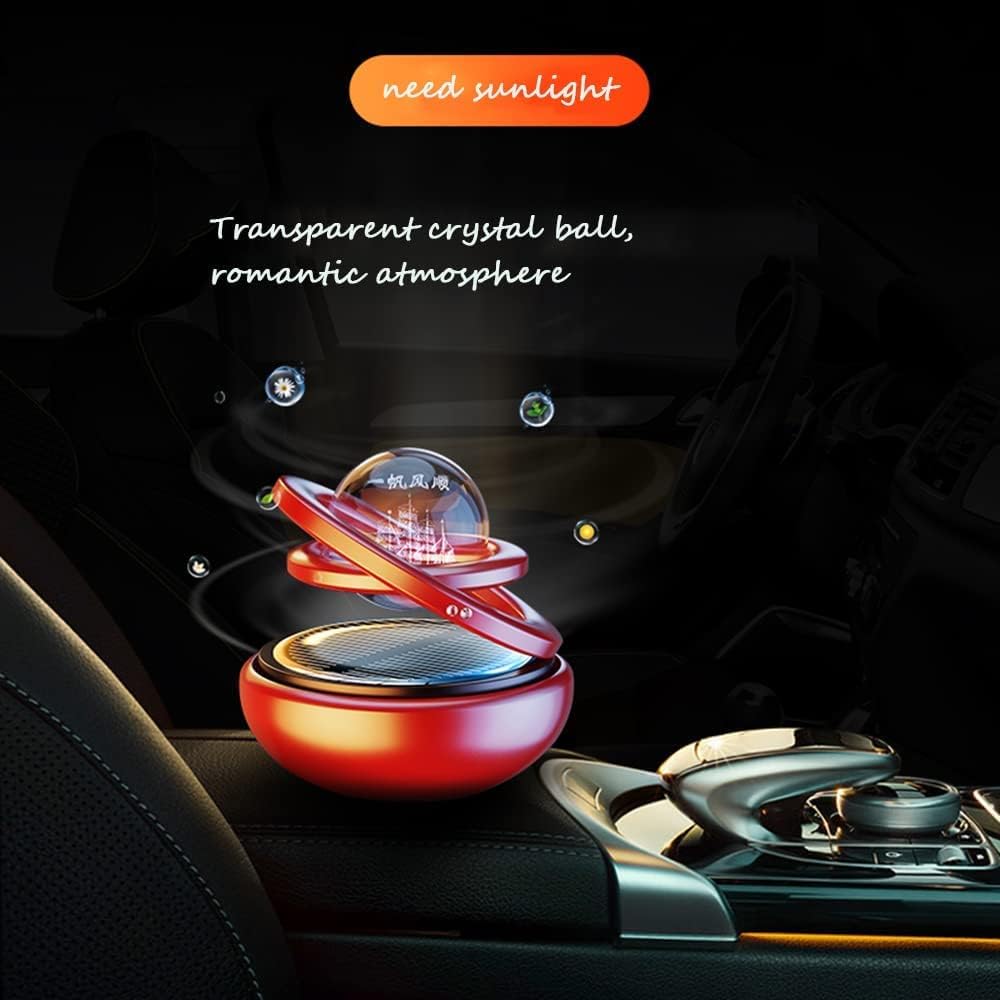 Solar-Powered Rotating Car Air Freshener — view 5