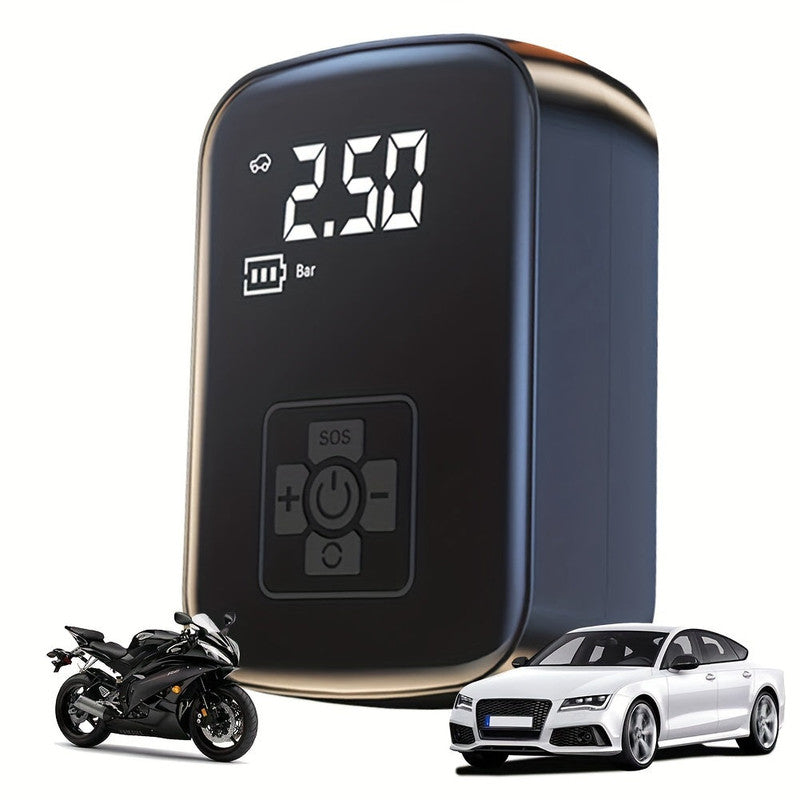 150PSI portable cordless tyre inflator — view 7