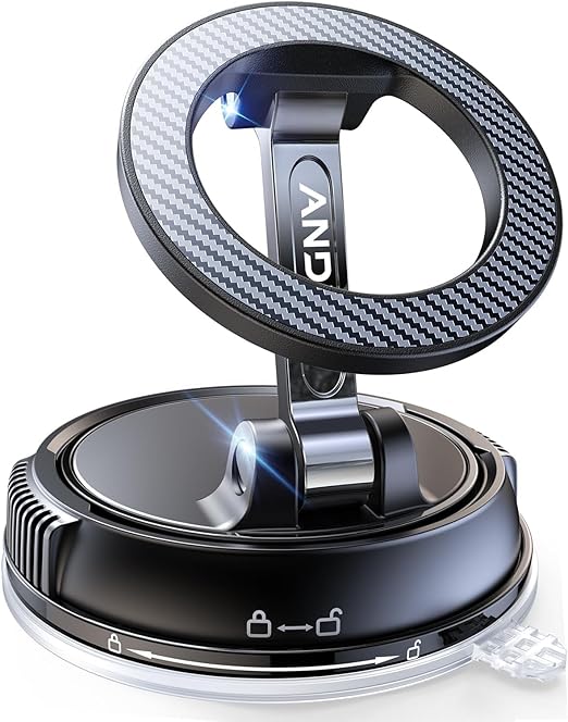 Car phone holder 360 magnetic suction mount — view 3