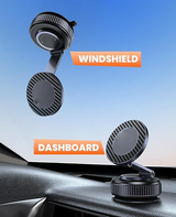 Suction car phone mount 360 magnetic carbon fibre — view 5