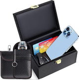 Faraday box with pouch 2 pack RFID black medium — view 3