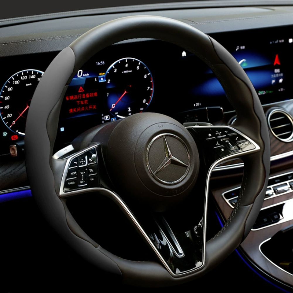 2-pack faux leather steering wheel cover — view 13