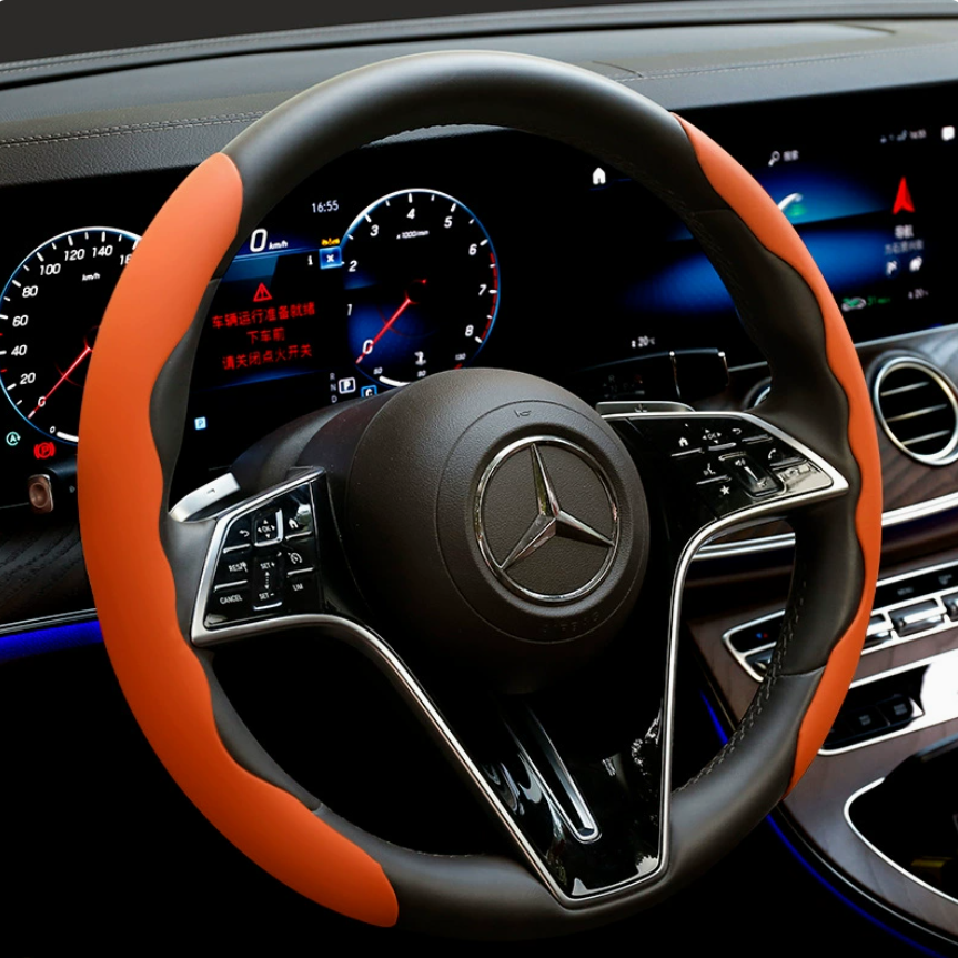 2-pack faux leather steering wheel cover — view 10