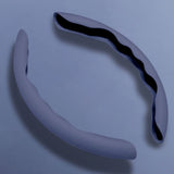 2-pack faux leather steering wheel cover — view 3