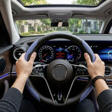 2-pack faux leather steering wheel cover — view 9