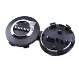 Volvo hubcaps 64mm set of 4 black — view 2