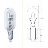 T6.5 car dashboard bulb 10pcs 3W 12V — view 3