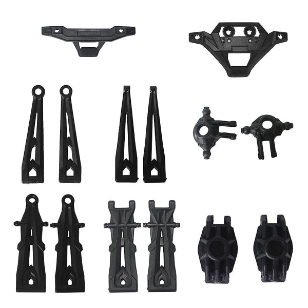 Hosim 9125 RC car parts kit 14pcs black — view 2