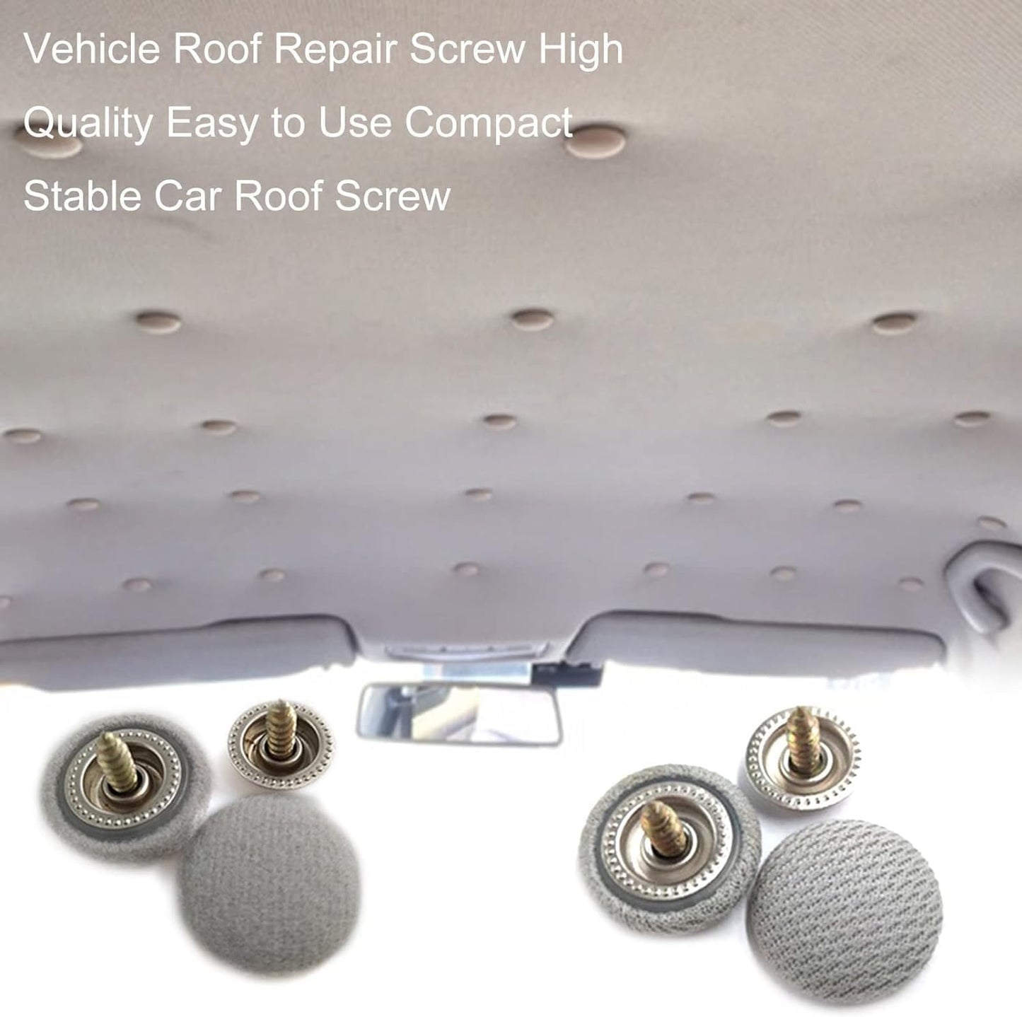 20pcs car roof headliner repair snap pins — view 4