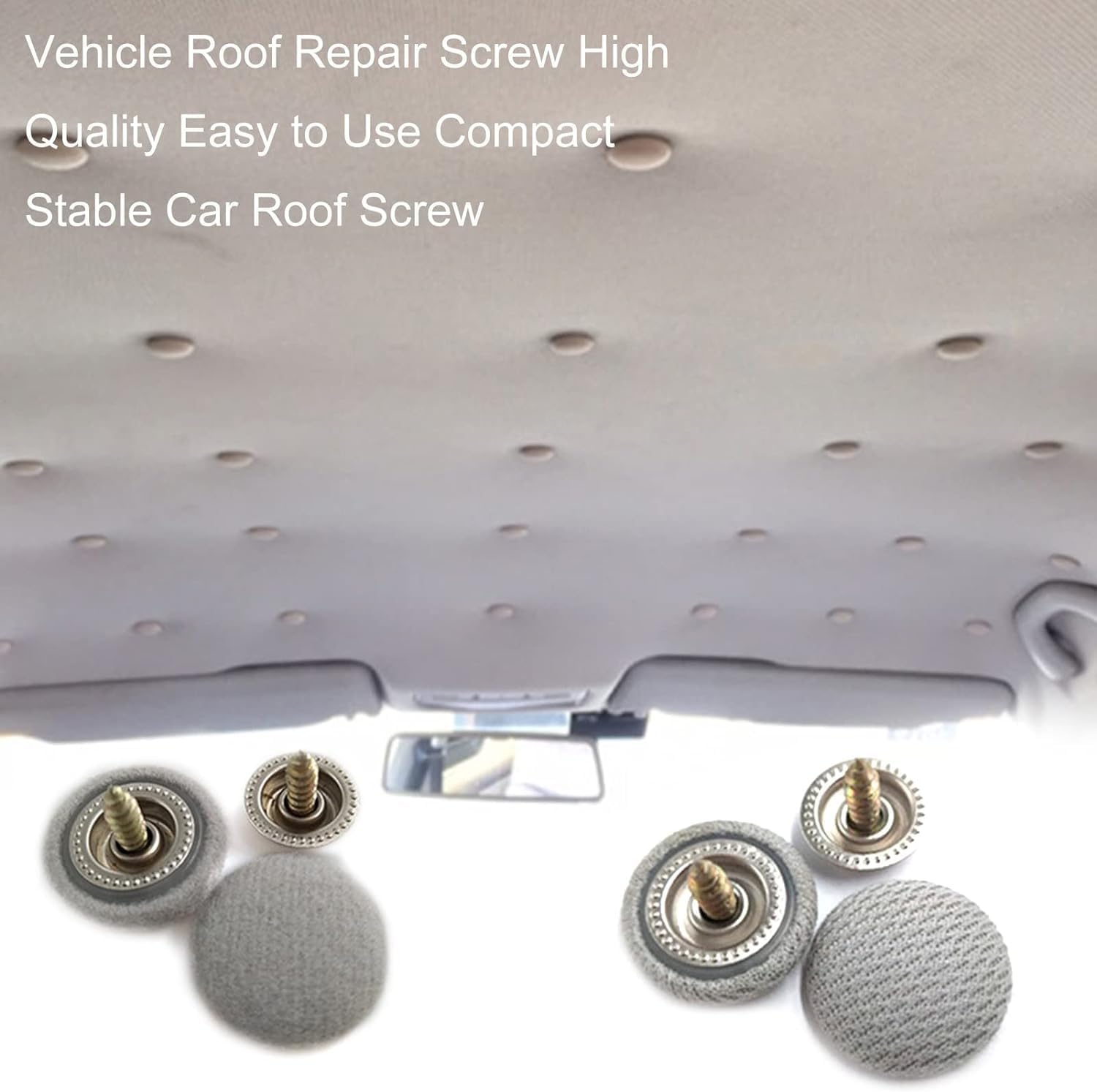 20pcs car roof headliner repair snap pins — view 4