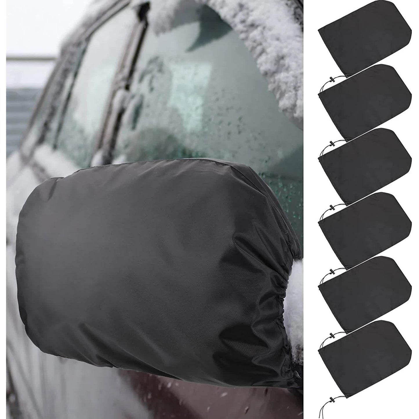 6 piece waterproof side mirror covers — view 2