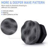 3 piece tyre shine applicator pads grey — view 4