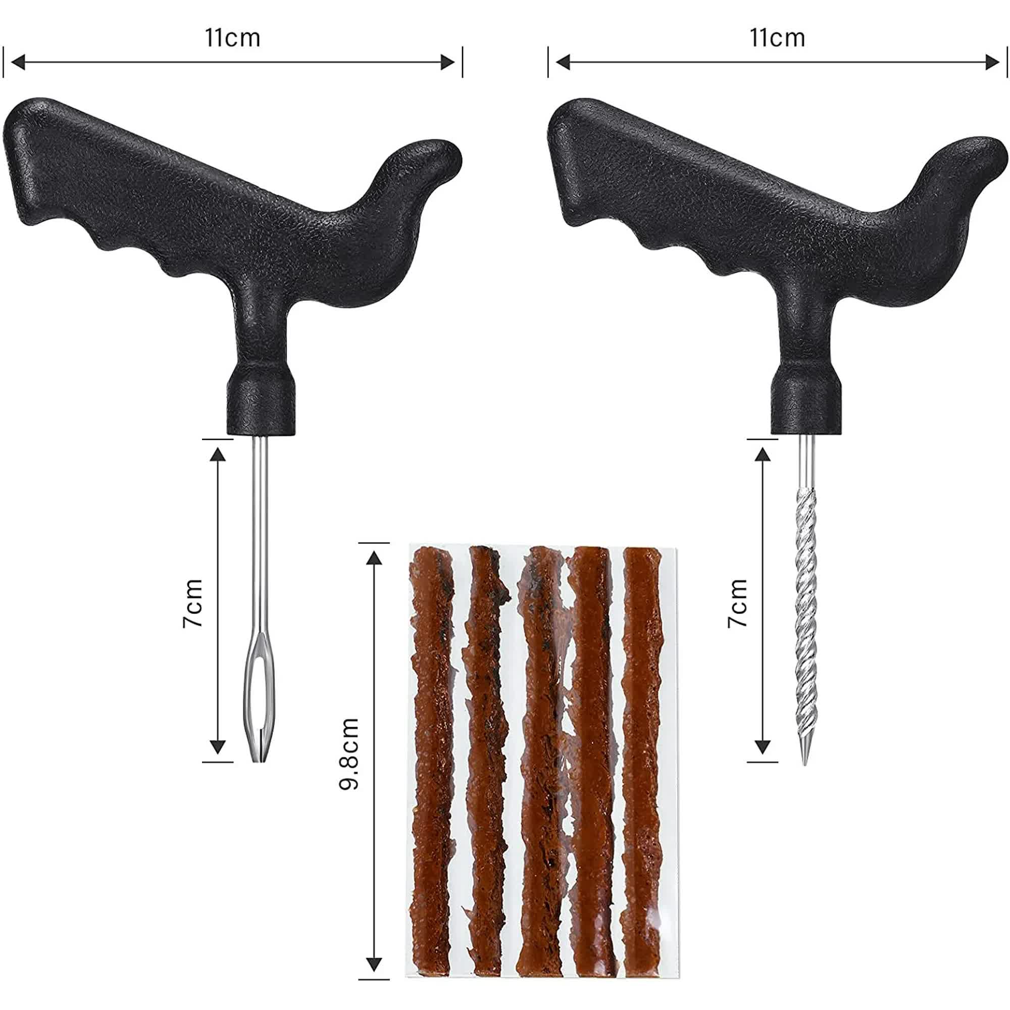 32 piece tyre repair plug kit T-handle — view 3
