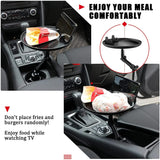 Car cup holder tray table with phone slot — view 5