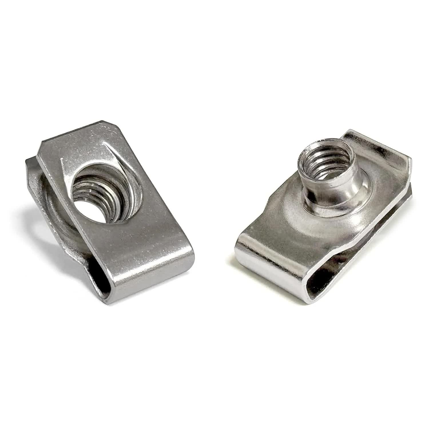 1/4-20 U-style clip-on nuts pack of 20 — view 2