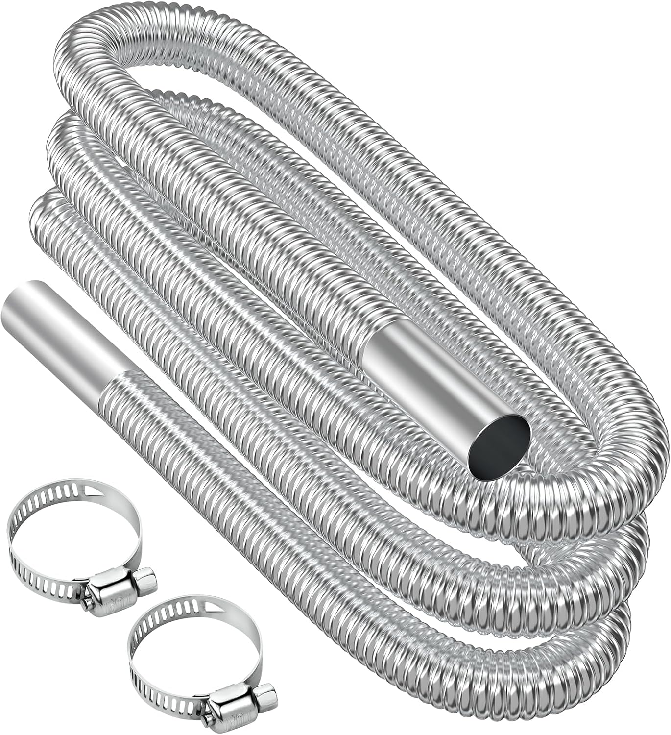 Stainless steel air heater hose 300cm 2.5cm — view 2