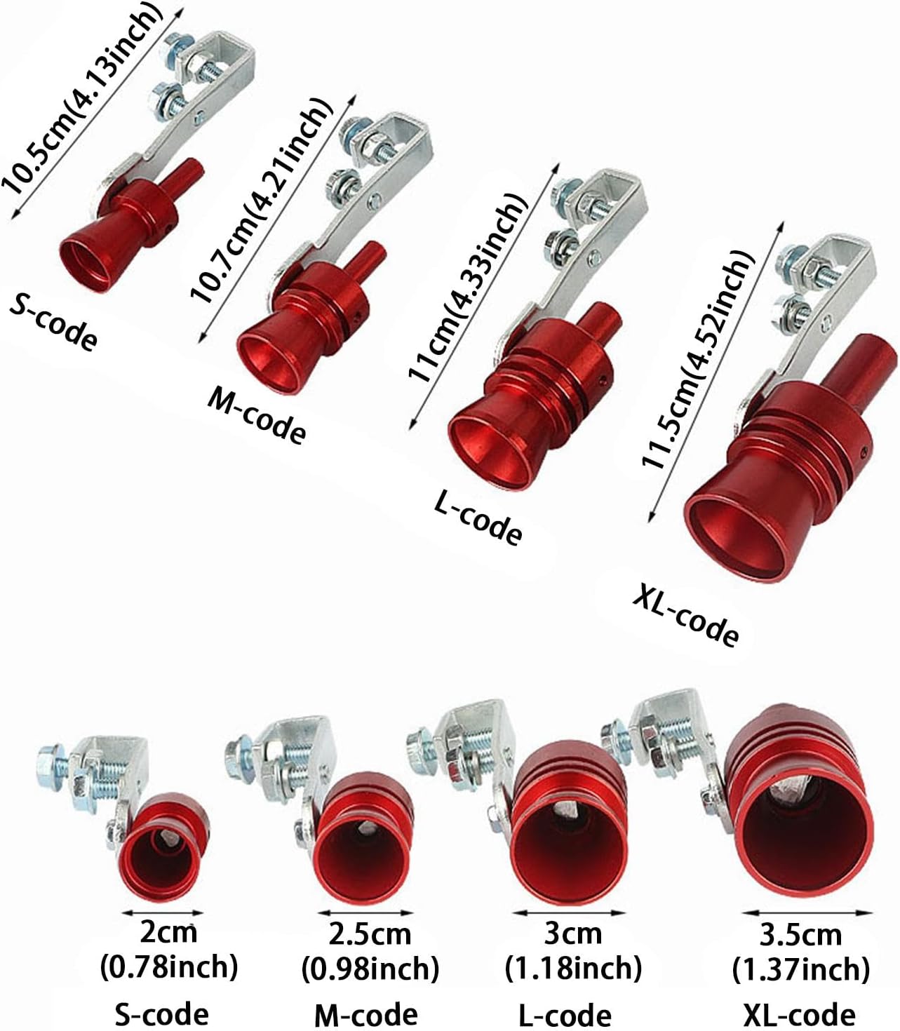 Lightweight turbo exhaust whistle XL — view 6