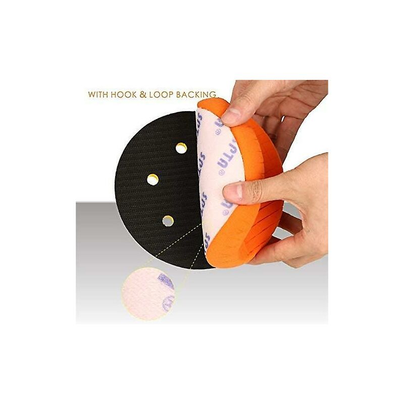 5 pcs 150mm polishing sponge buffing pads — view 4