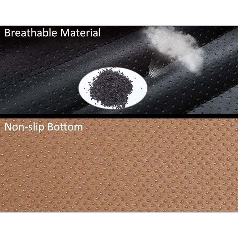Universal PU leather front car seat cover — view 4