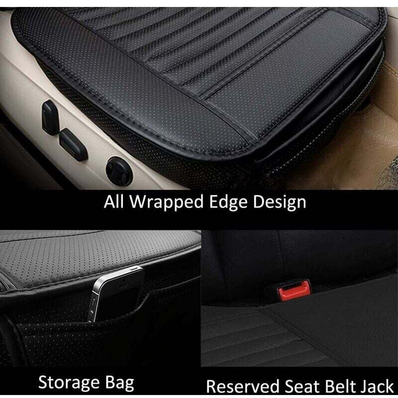 Universal PU leather front car seat cover — view 5