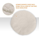 5 pcs wool polishing bonnets 230-250mm — view 4