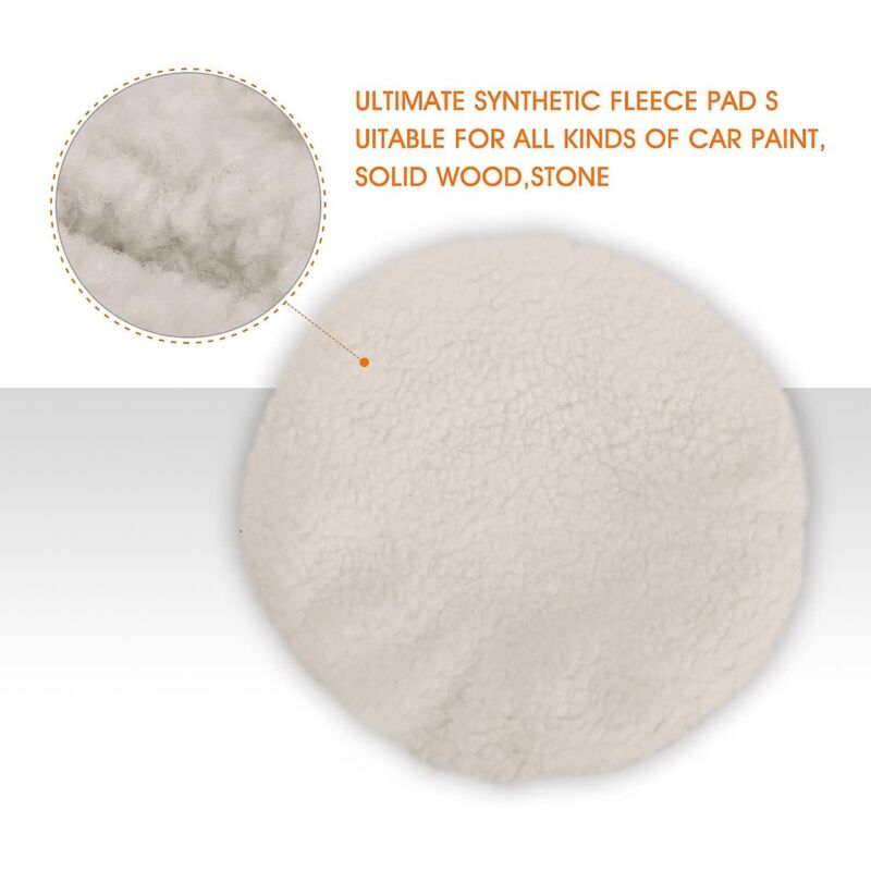 5 pcs wool polishing bonnets 230-250mm — view 4