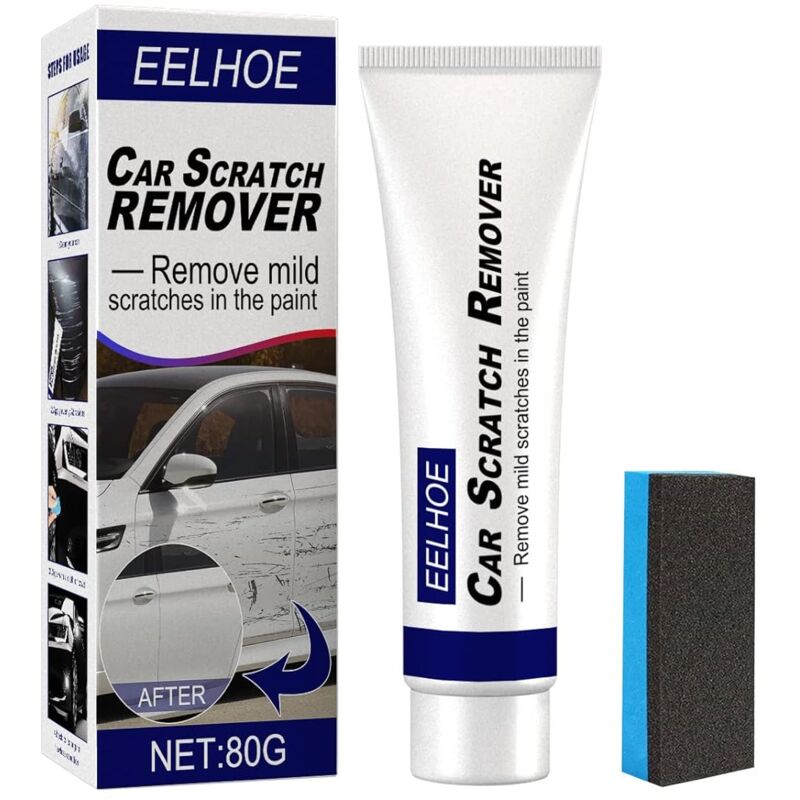 Car scratch repair kit with wax tool — view 2