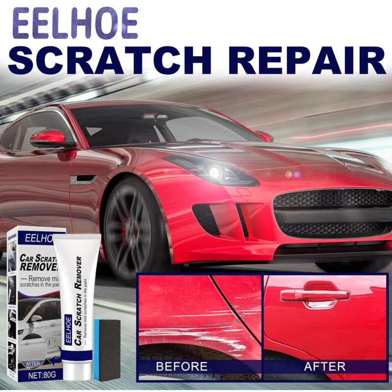 Car scratch repair kit with wax tool — view 4