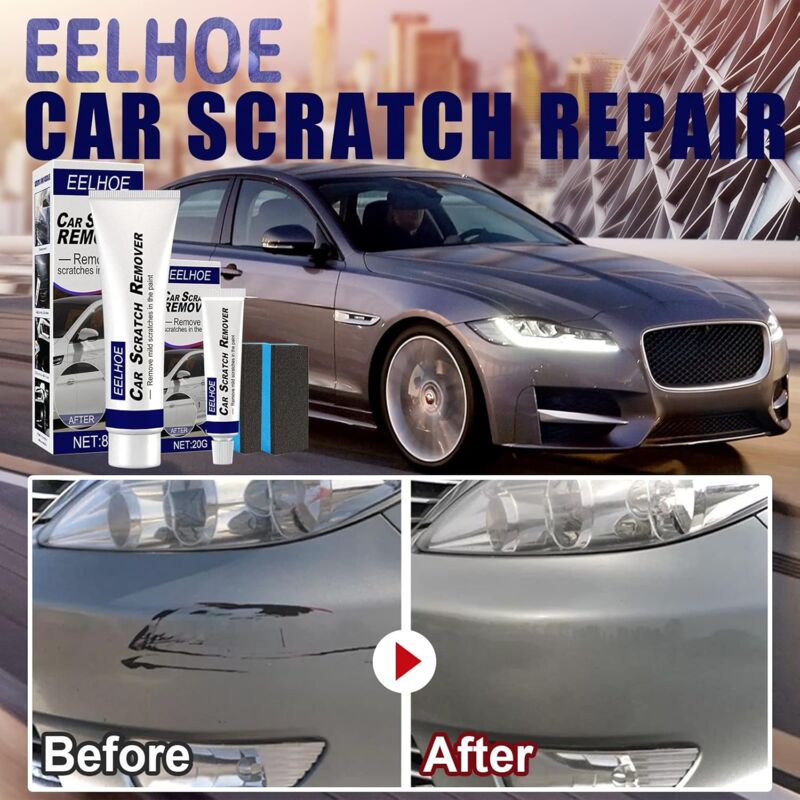 Car scratch repair kit with wax tool — view 5