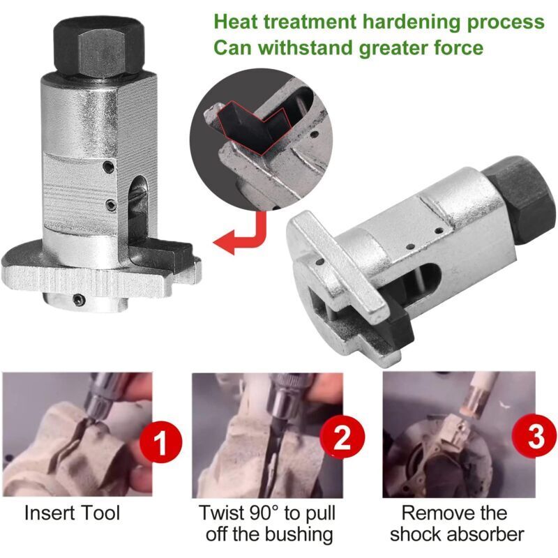 Universal shock absorber removal tool — view 4