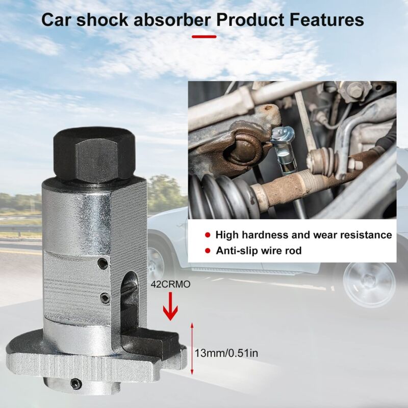 Universal shock absorber removal tool — view 5